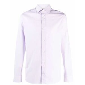 Z Zegna Cotton Wrinkle Free Lilac Men's Long Sleeve Dress Shirt 38R 15